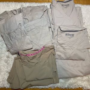 Tan scrubs lot